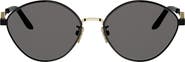 Fendi FF Diamonds 55mm Round Sunglasses