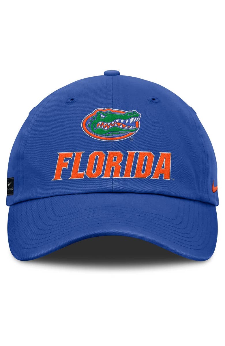 Nike Men's Nike Royal Florida Gators 2025 Sideline Club Adjustable Hat, Alternate, color, 