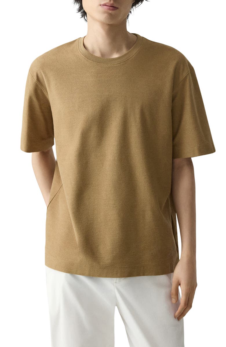 Theory Relaxed Cotton French Terry T-Shirt, Main, color,