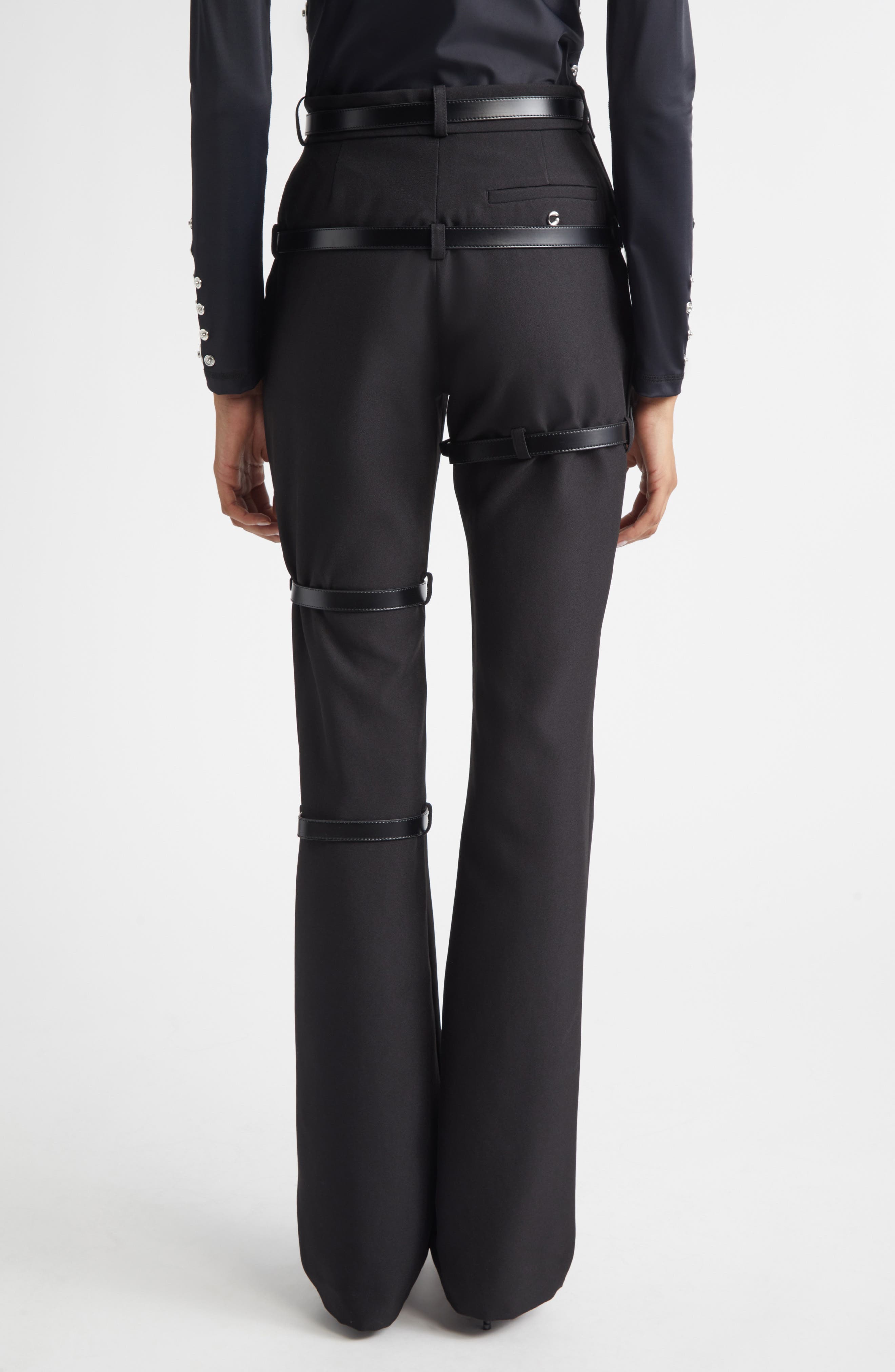 Multibelt Straight Leg Pants - image 2