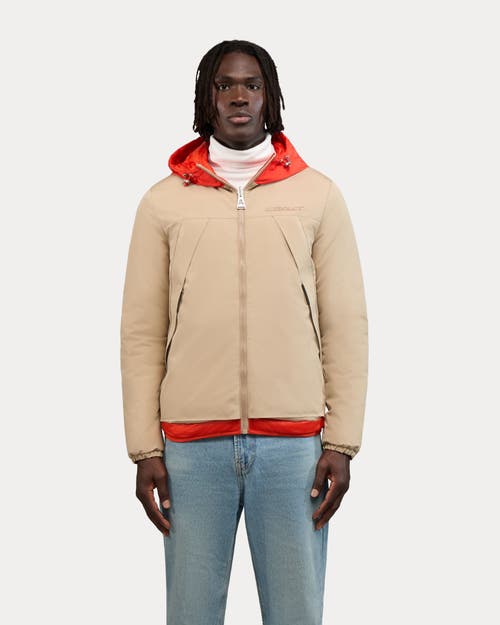 Alpenhaus Échiroles Reversible Insulated Windbreaker In Brown