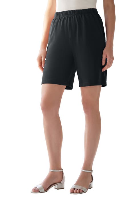 Plus Size Soft Knit Pull-On Short (Plus)