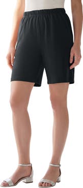 Roaman's Plus Size Soft Knit Pull-On Short