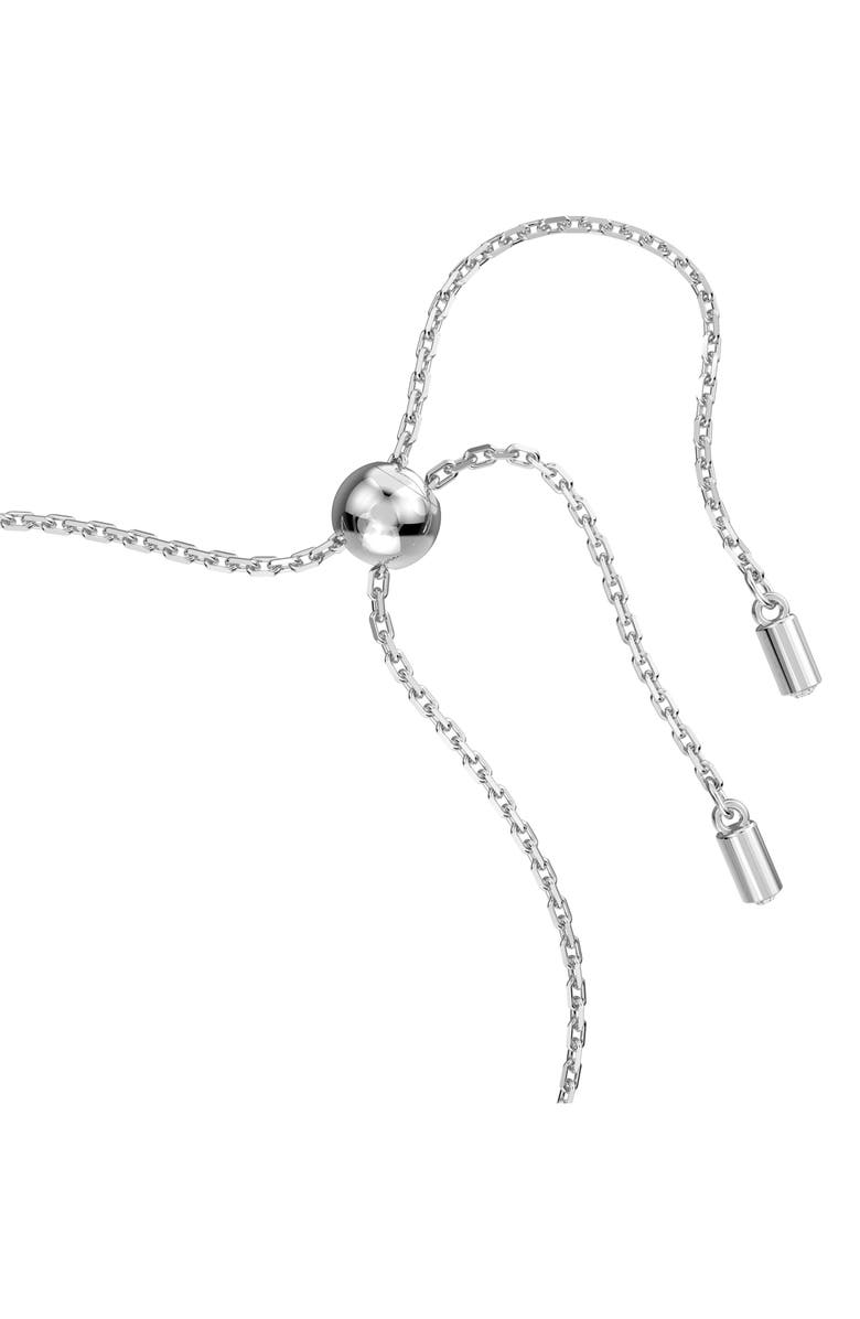 Swarovski Una Slider Bracelet, Alternate, color, Silver