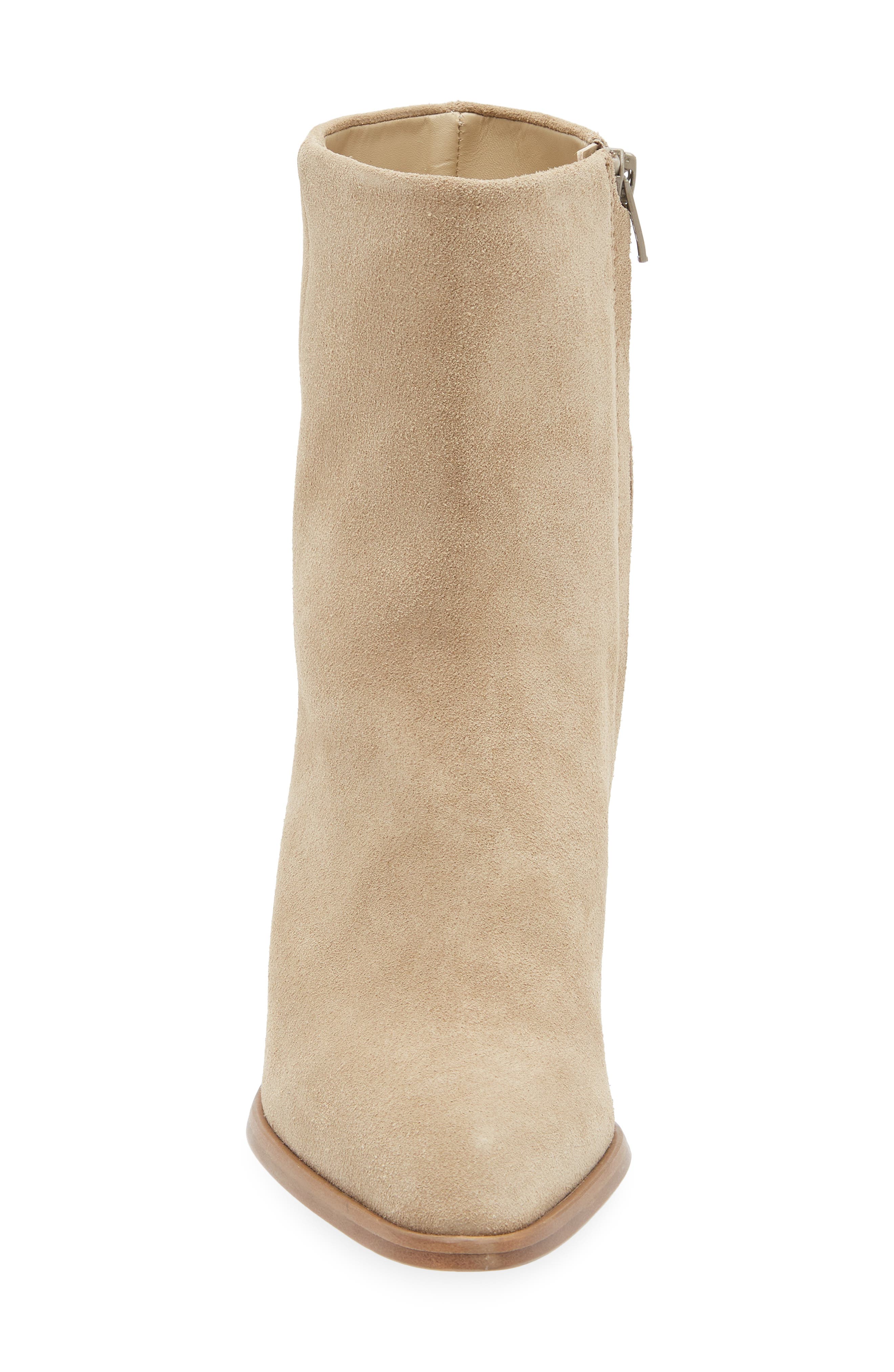 Pedro Garcia Atena Block Heel Boot, Alternate, color, Cork Velour