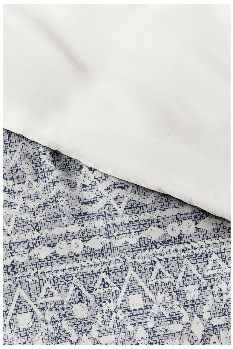 Premium Ultra Soft 3-Piece Reversible Duvet Cover Set, Alternate, color, NAVY