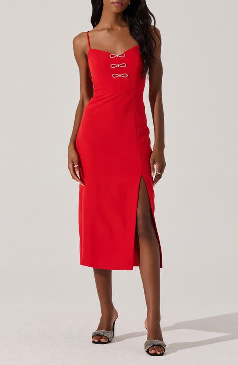 Nordstrom red dress online