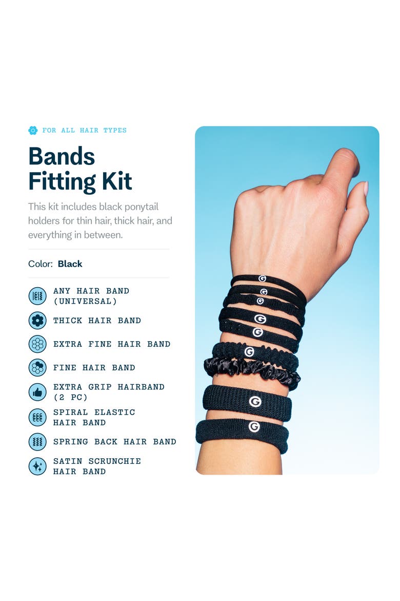 Hair Band Fit Kit, Alternate, color, Black