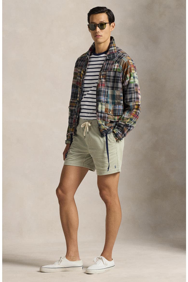 Prepster Corduroy Shorts, Alternate, color, KHAKI STONE
