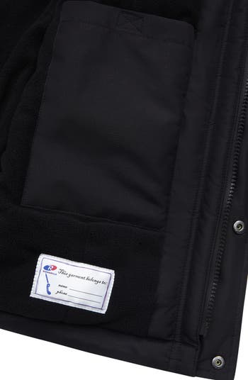 Kids' Parka Coat with Detachable Trim
