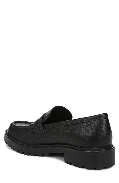 Vince Delmore Penny Loafer In Black