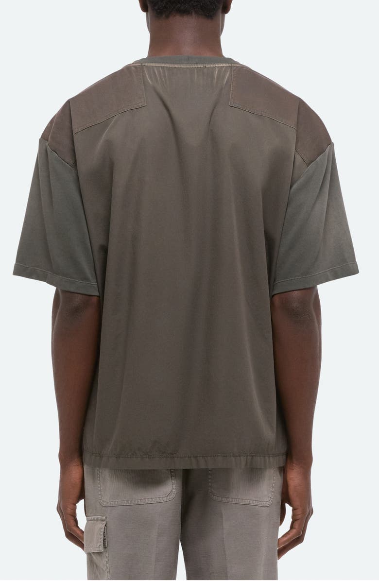 Helmut Lang Patch Cotton T-Shirt, Alternate, color, Moss - F03