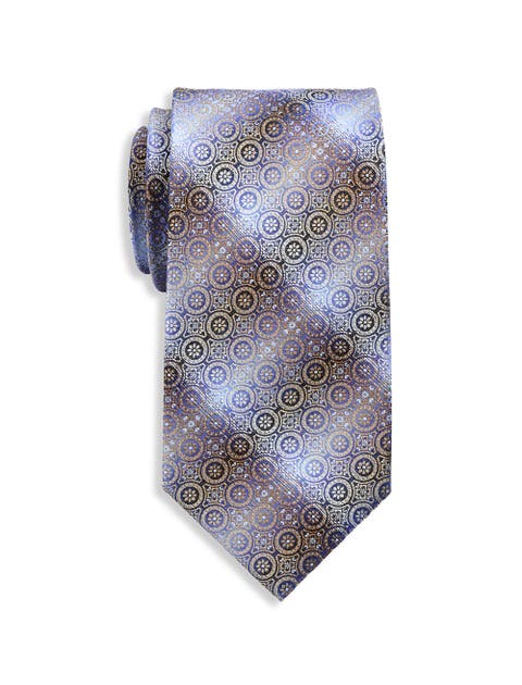 Big 
Tall Ombré Medallion Tie