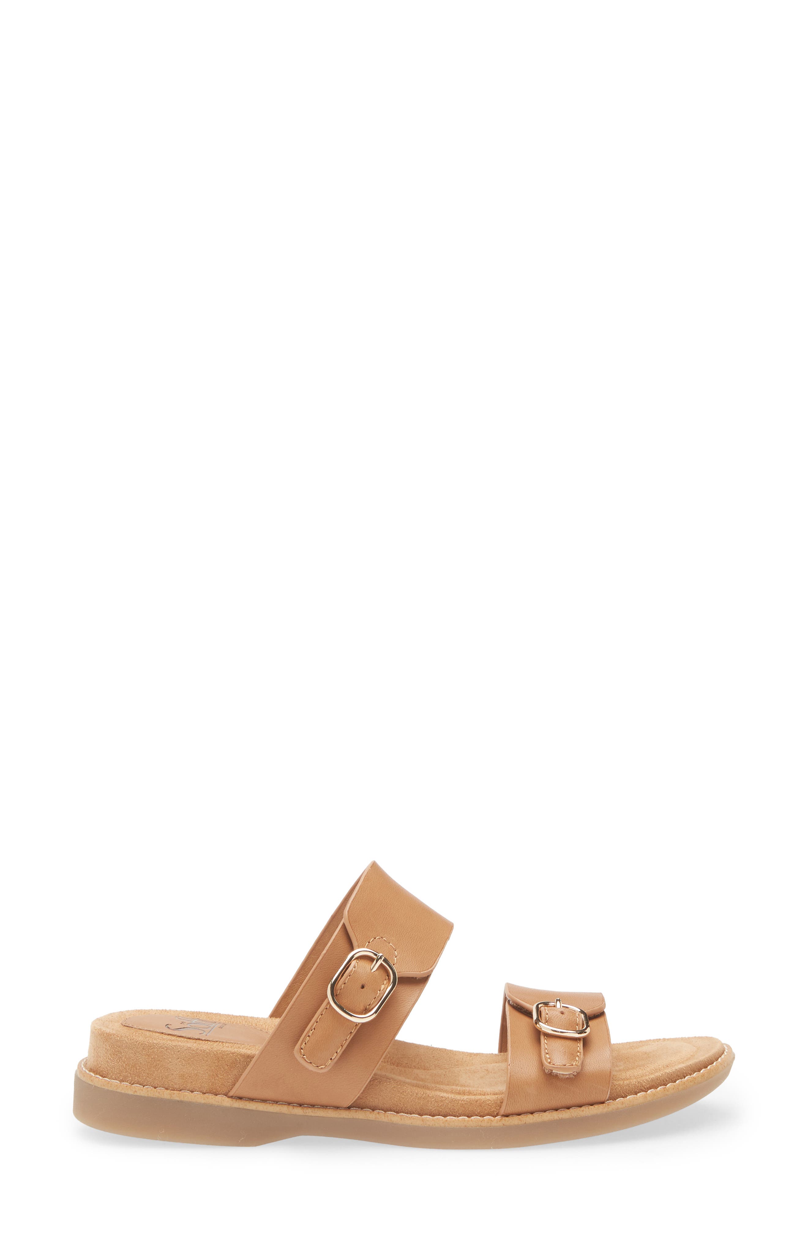 Söfft Bernise Slide Sandal, Alternate, color, Luggage