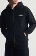 Brooklyn Industries Logo Cotton Zip Hoodie