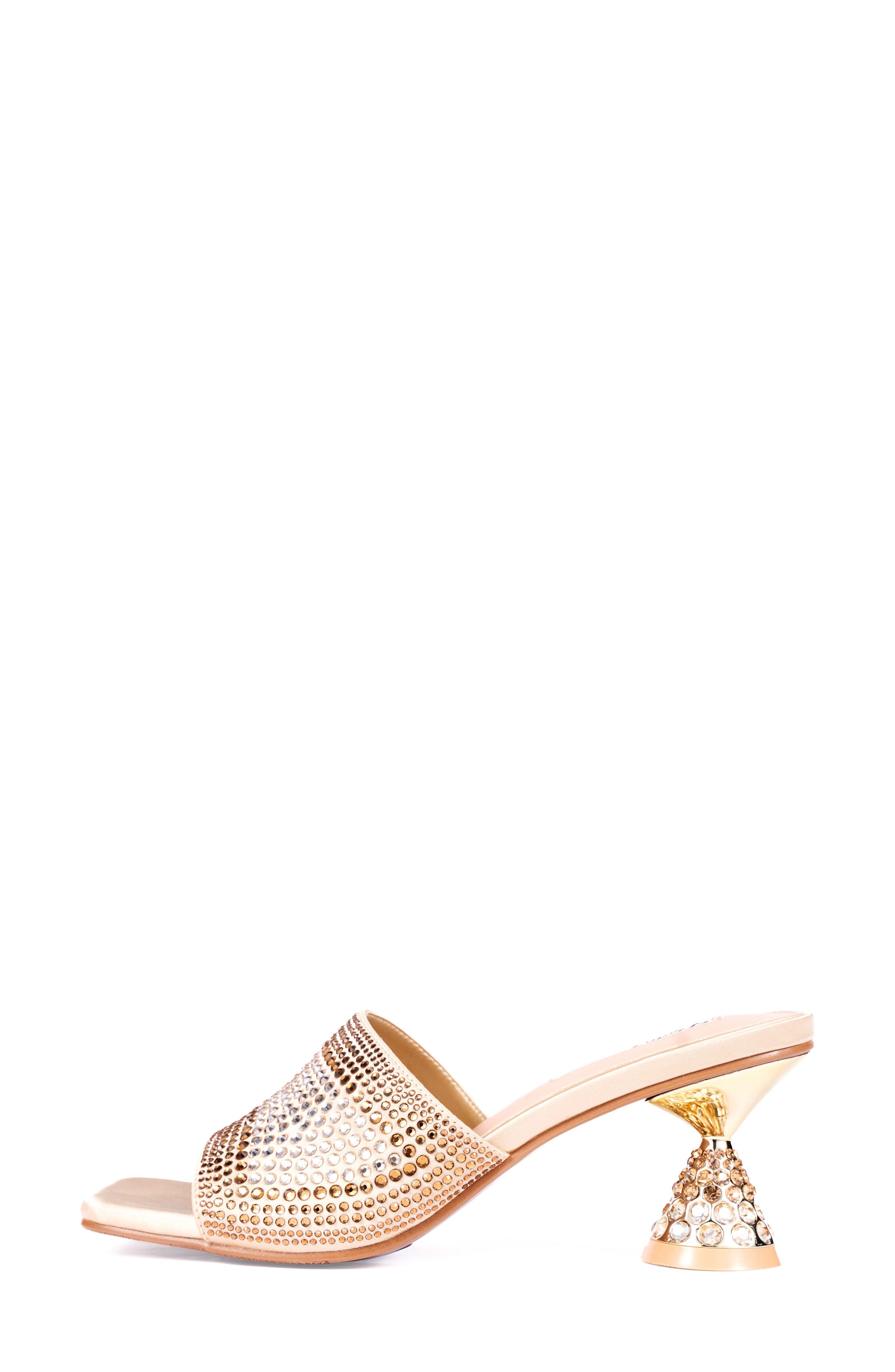 Fontana Slide Sandal, Alternate, color, GOLD