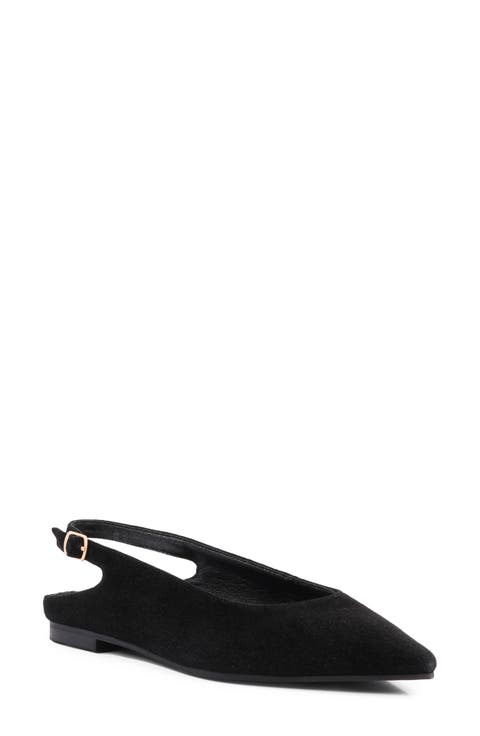 Alameda Pointed Toe Slingback Flat