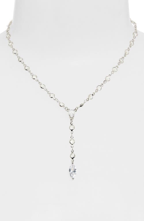 Shop Nordstrom Rack Y-drop Bezel Cz Necklace
