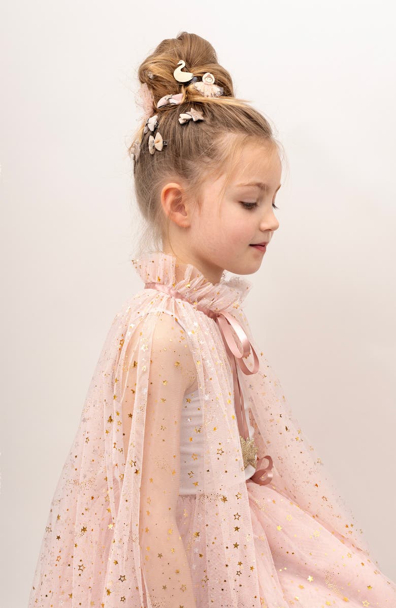 Mimi & Lula Kids' Shooting Star Tulle Costume Cape, Alternate, color, 