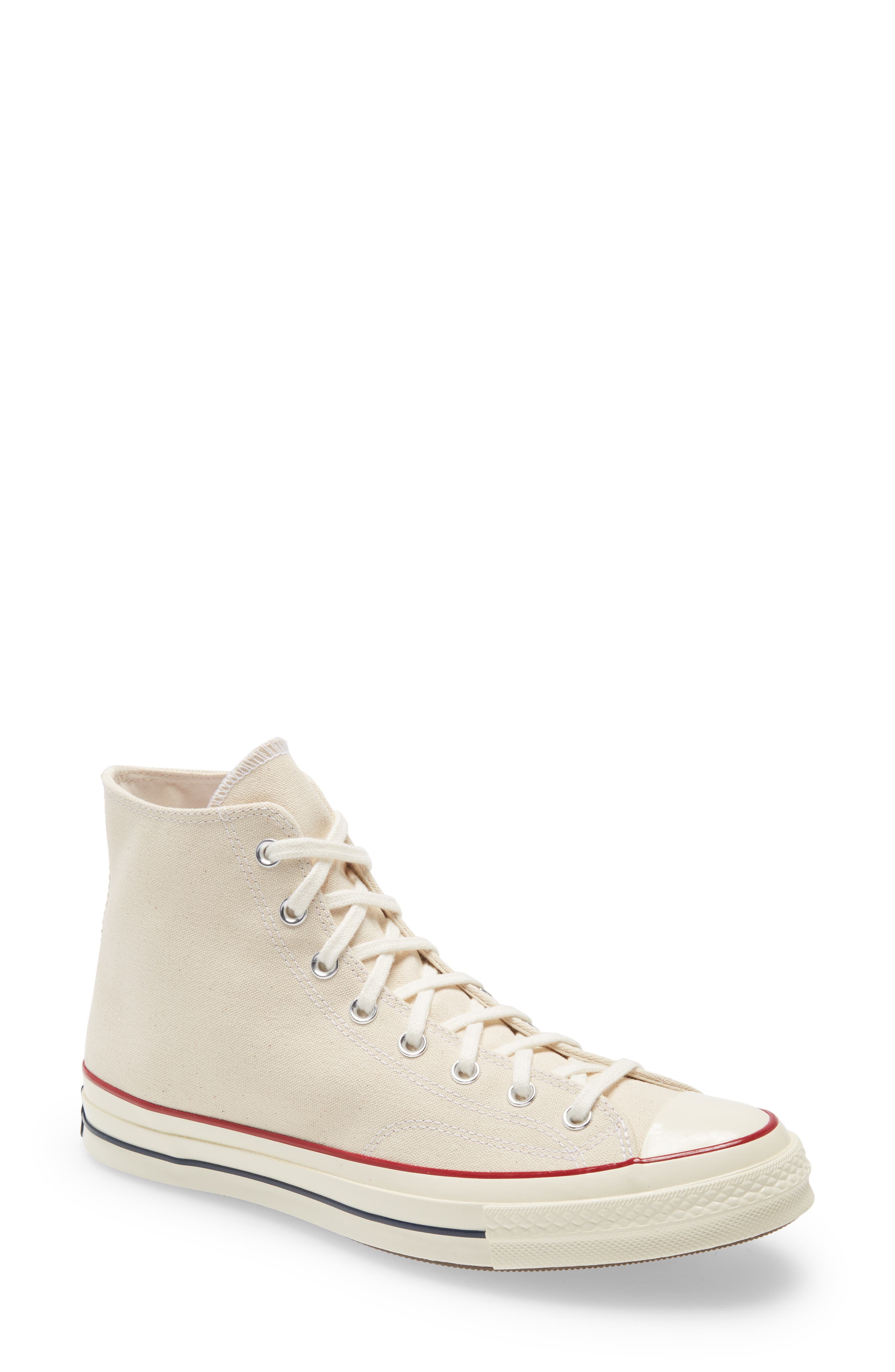 Converse Chuck Taylor<sup>®</sup> All Star<sup>®</sup> 70 High Top Sneaker, Main, color, Parchment/Garnet/Egret