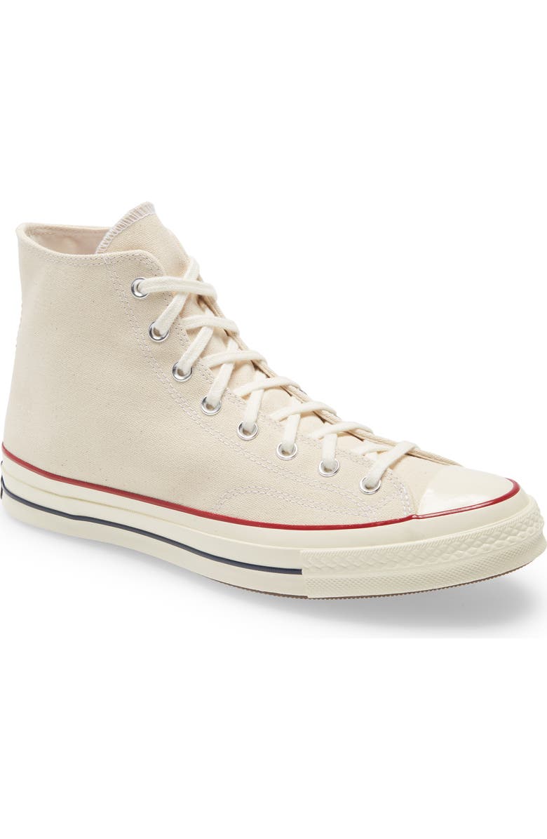 Converse Chuck Taylor<sup>®</sup> All Star<sup>®</sup> 70 High Top Sneaker, Main, color, Parchment/Garnet/Egret