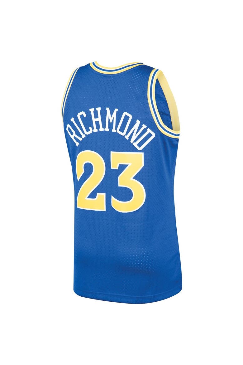 Men's Mitchell & Ness Mitch Richmond Royal Golden State Warriors 1990/91 Hardwood Classics Swingman Jersey, Alternate, color, Royal