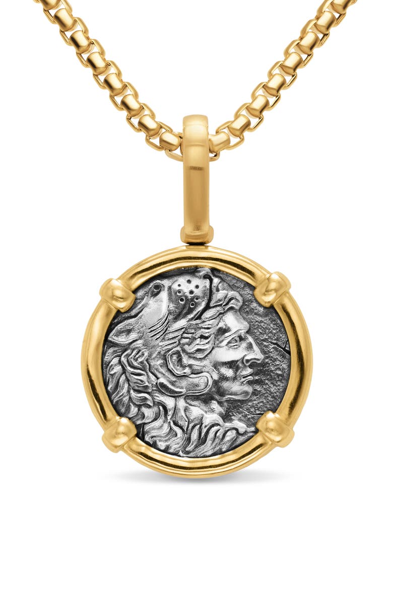 Alexander the Great Amulet, Alternate, color, SILVER