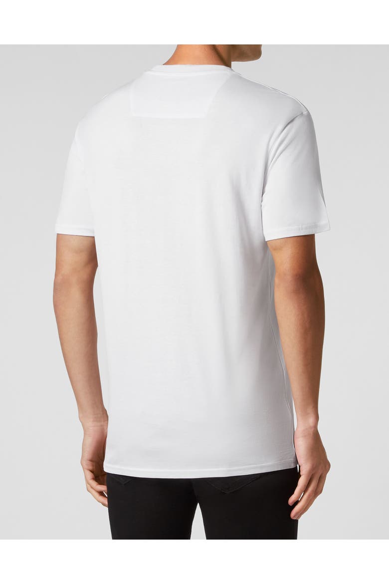 T-Shirt Round Neck Iconic Plein Men, Alternate, color, white