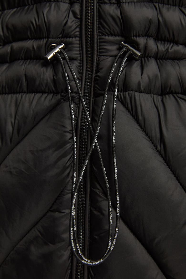 Petite Lightweight Packable Maxi Coat, Alternate, color, Black