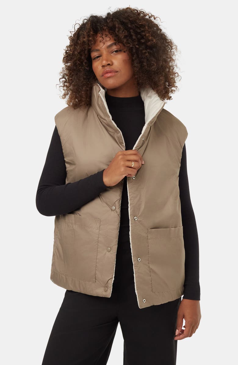 tentree Oversize Insulated Reversible Vest, Alternate, color, 