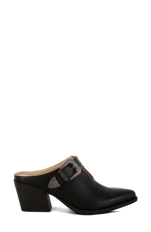 Rag & Co Holler Carved Buckle Mule