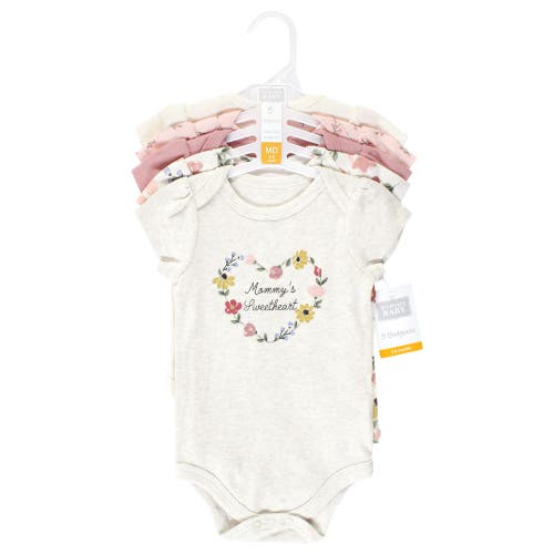Hudson Baby Cotton Bodysuits 5-pack