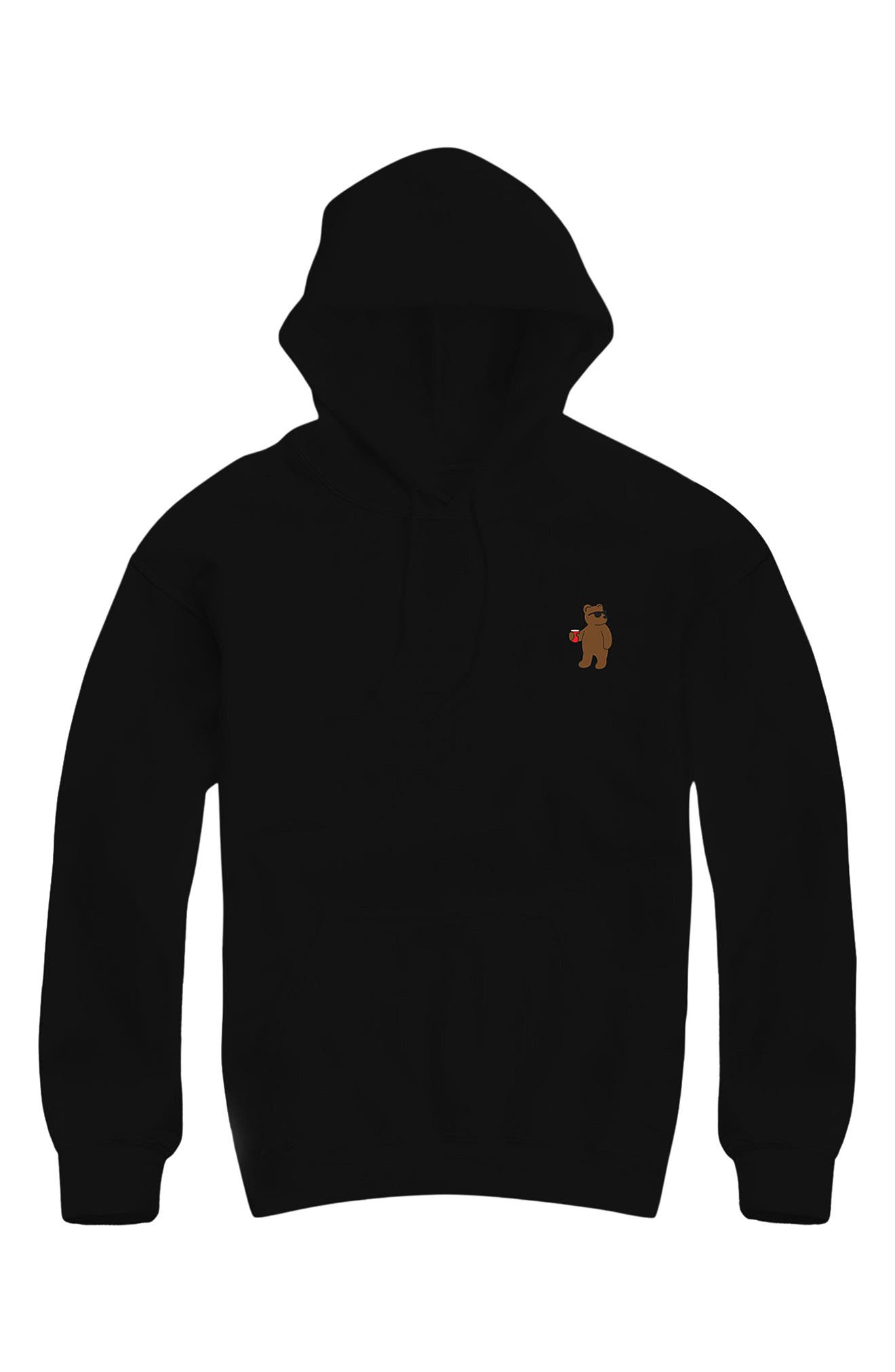 Riot Bear Embroidered Hoodie