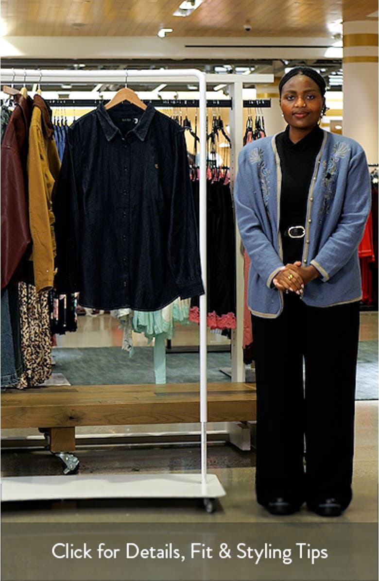 Jamelko Denim Button-Up Shirt, sales video thumbnail