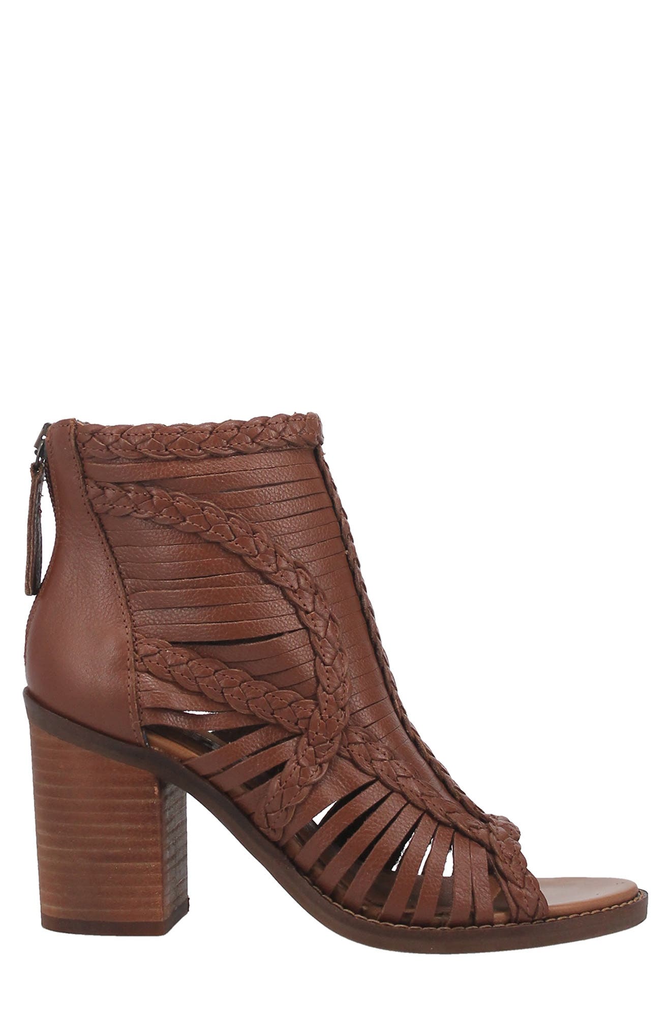 Dingo Jeezy Open Toe Bootie, Alternate, color, 