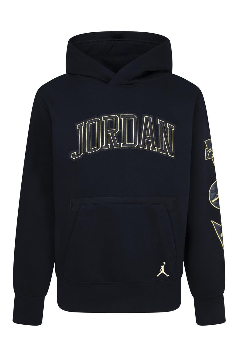 Kids' See Me Shine Hoodie, Main, color, BLACK