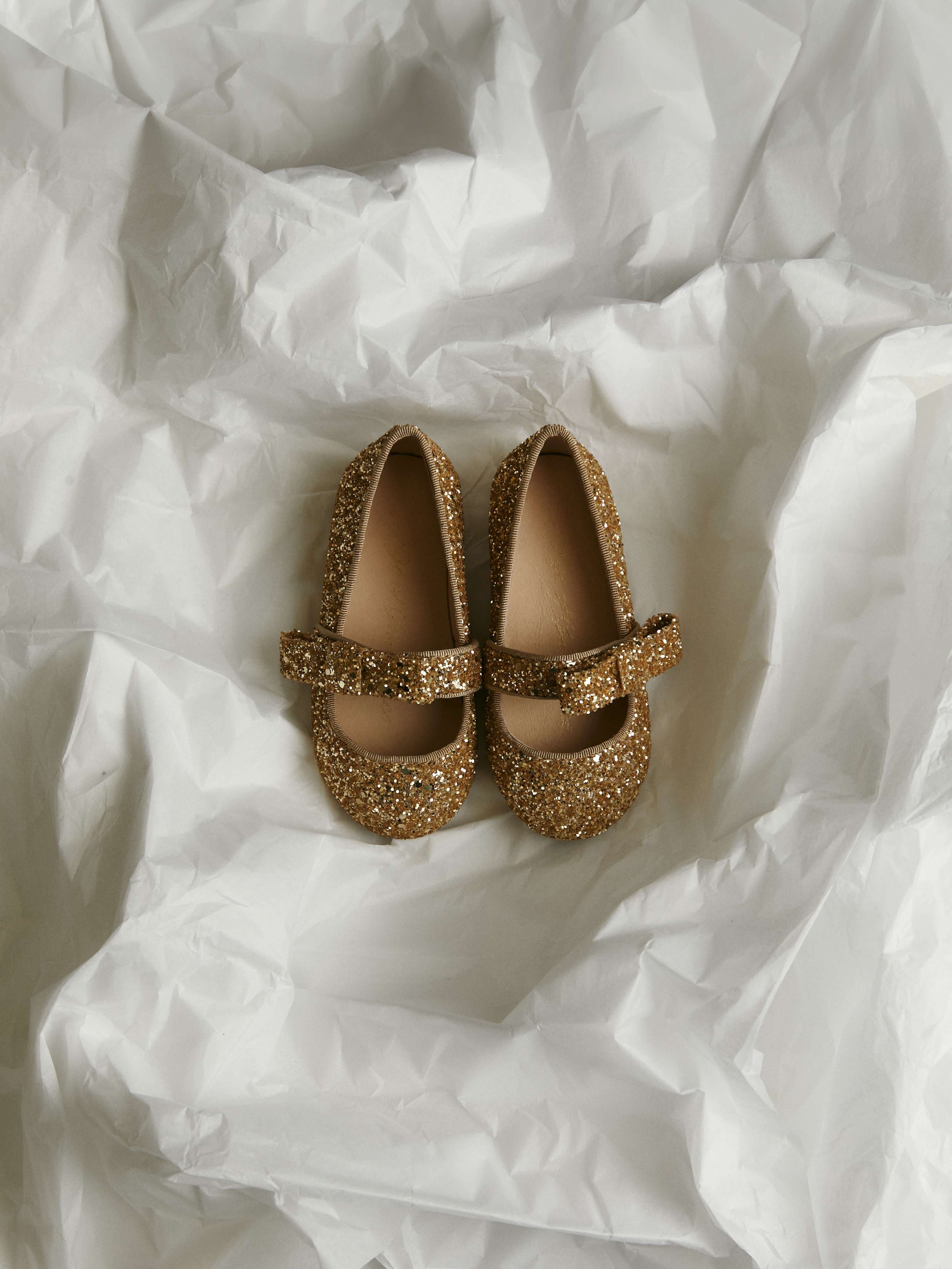 Age of Innocence Mia Glitter Bow Flats | Nordstrom