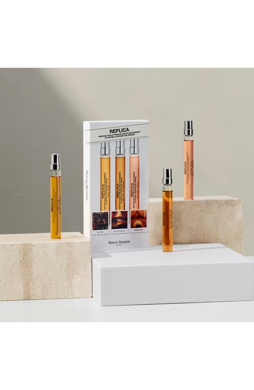 Maison Margiela Replica Warm & Spicy Travel Perfume Trio Set (limited Edition) $105 Value In No Color