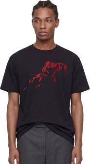 Marvel: Spider-Man Men's Vintage Red Wraith Shadow Pose Short Sleeve Graphic T-shirt