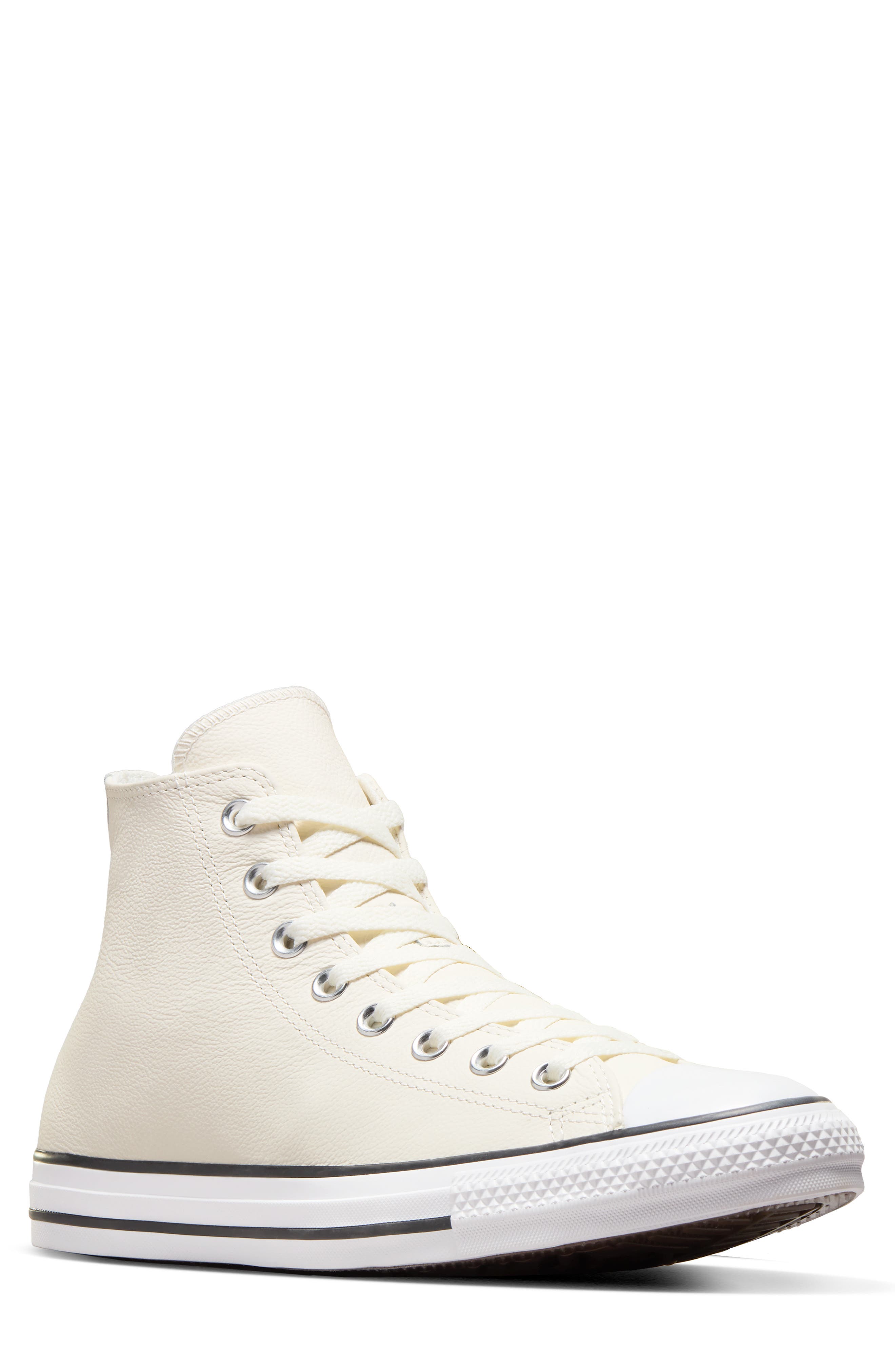 Converse Chuck Taylor<sup>®</sup> All Star<sup>®</sup> Leather High Top Sneaker, Main, color, 