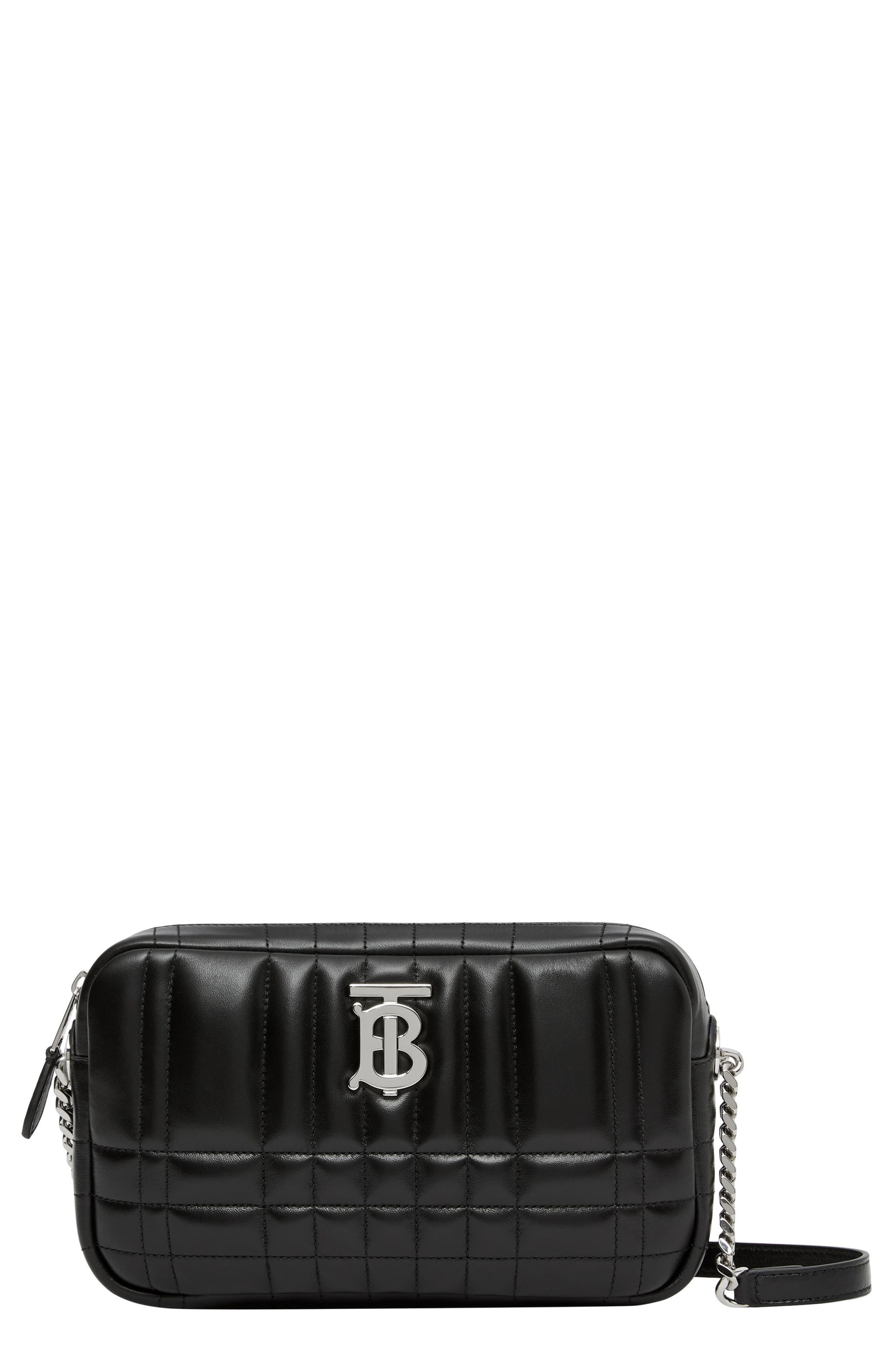 Burberry Small Lola Quilted Leather Camera Bag, Main, color, 