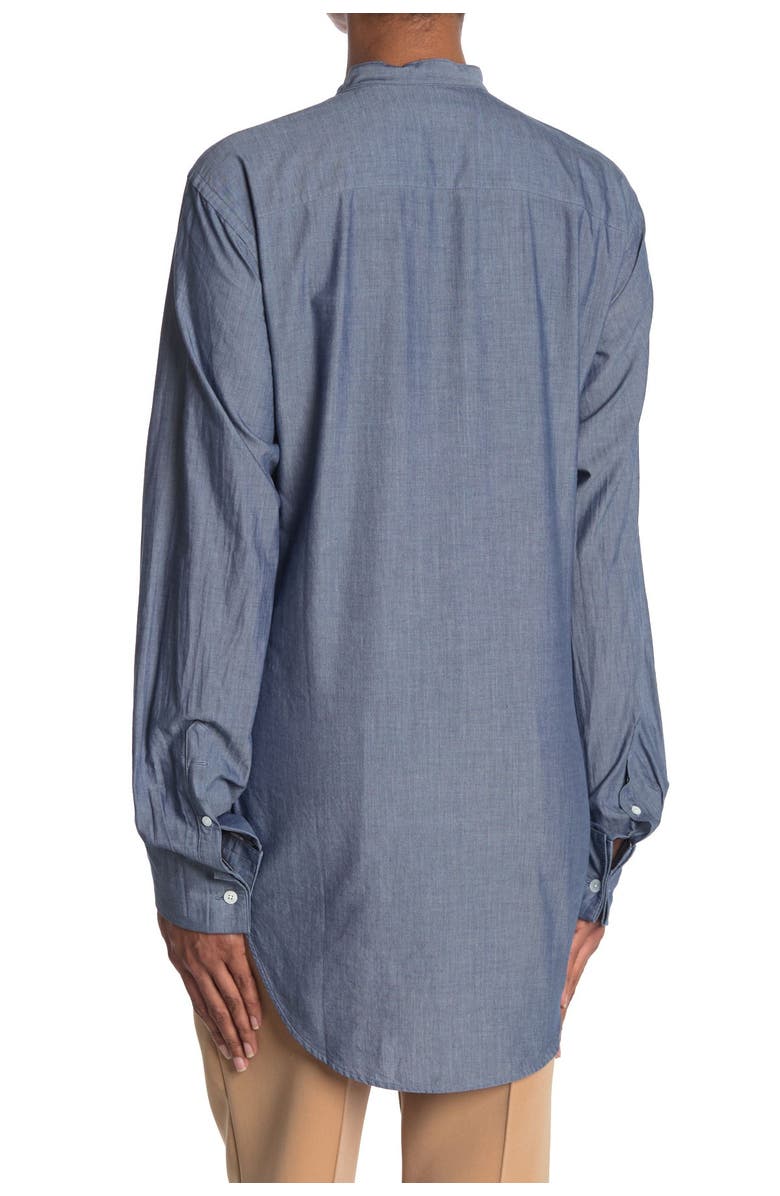 Burberry Pintucked Bib Shirt, Alternate, color, 