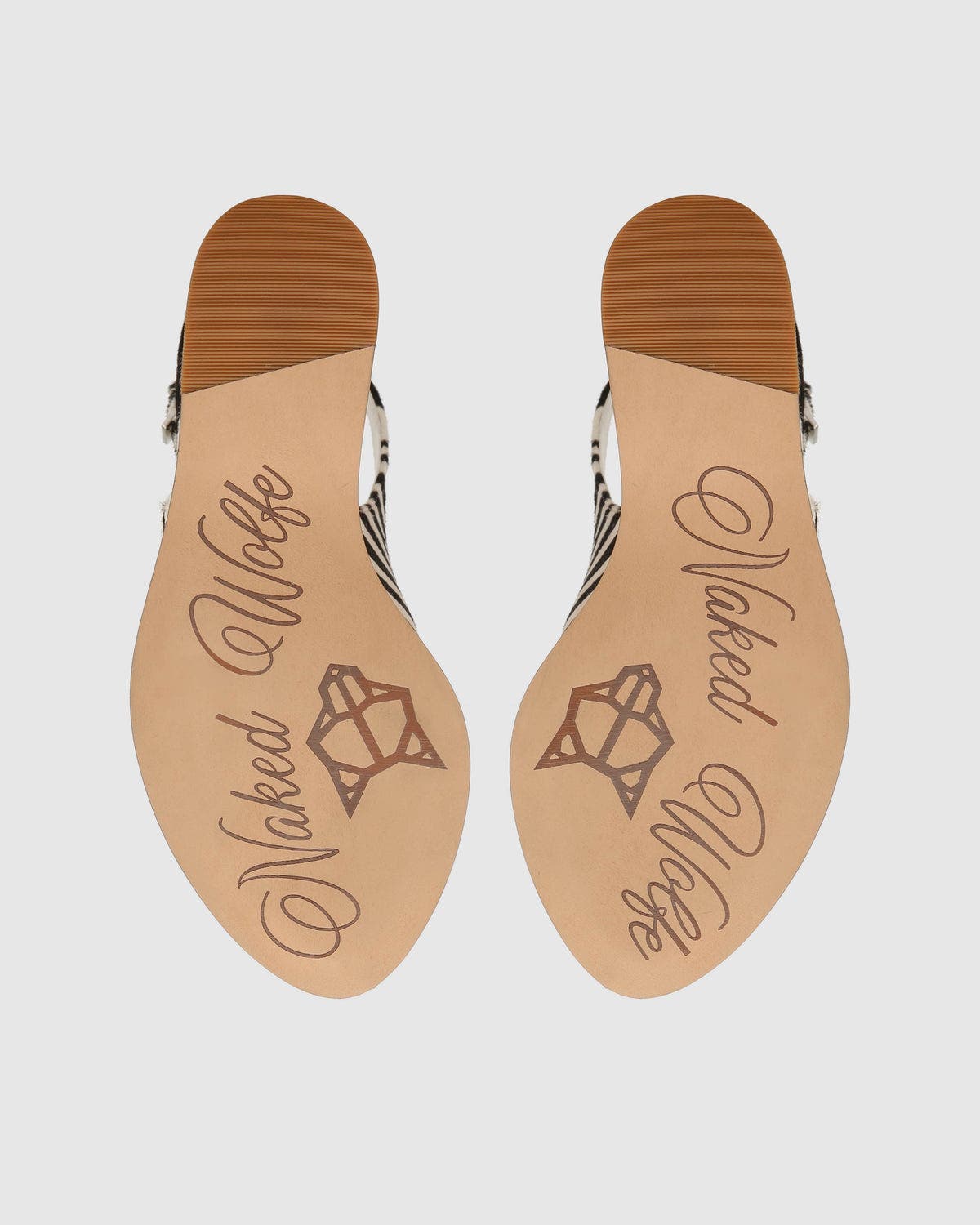Naked Wolfe Tansy White Patent, Alternate, color, Zebra