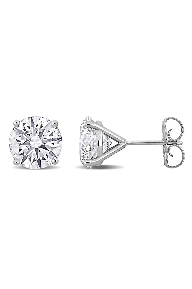 5 CTW Lab-Grown Diamond Stud Earrings 14K, Main, color, White Gold