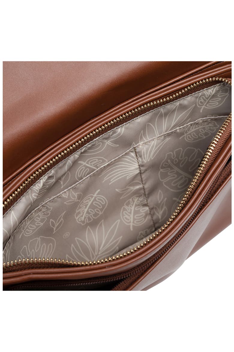 Peekaboo Crossbody Diaper Bag, Alternate, color, TOFFEE