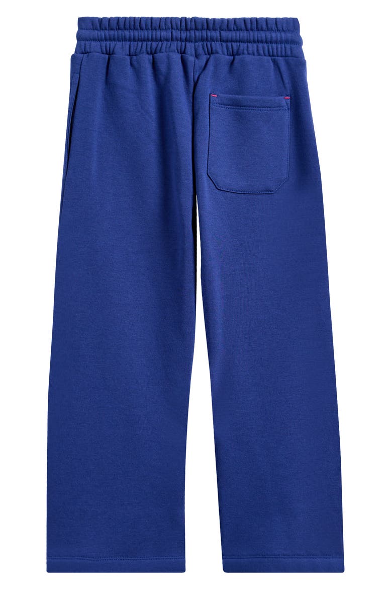 Kids' Cherry Appliqué Wide Leg Graphic Sweatpants, Alternate, color, STARBOARD BLUE CHERRIES