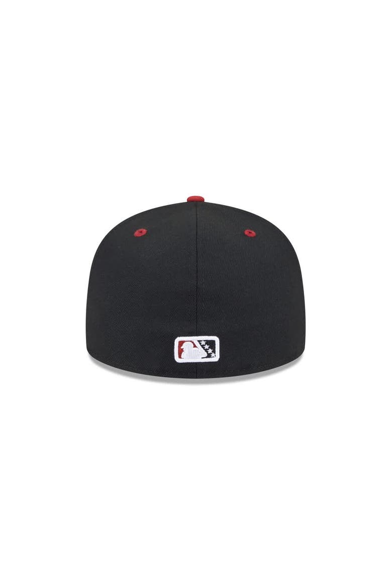 Men's New Era  Black Round Rock Express Theme Nights 59FIFTY Fitted Hat, Alternate, color, Black