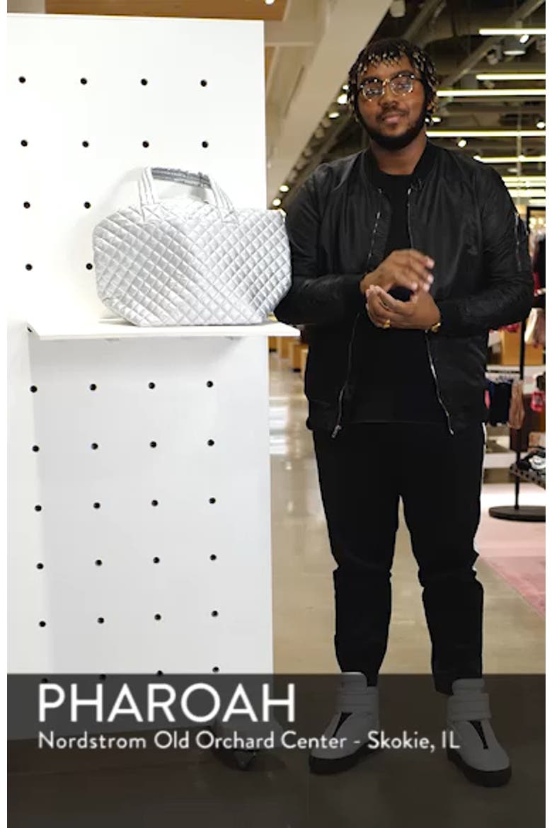 Medium Metro Quilted Nylon Tote video