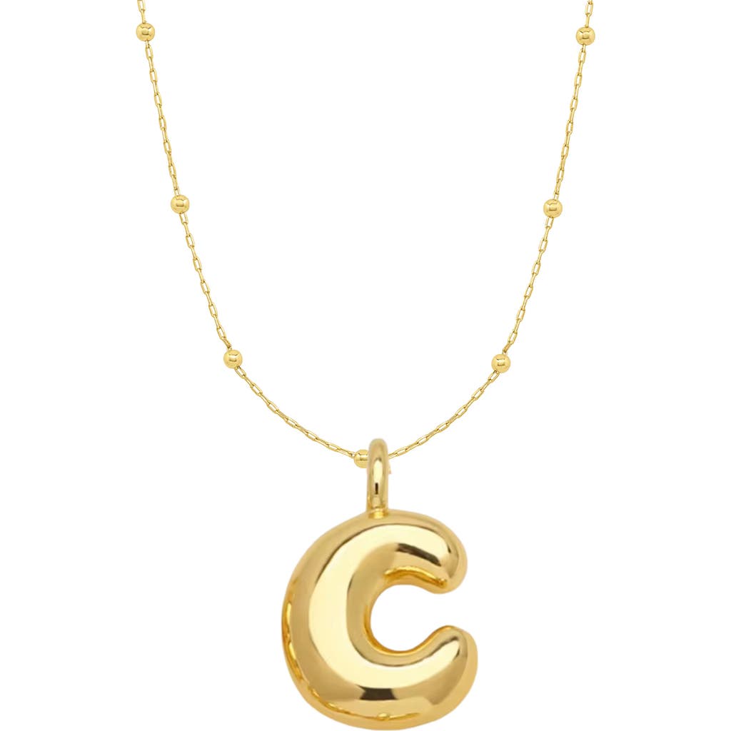 Emma Rae Bubble Initial Necklace