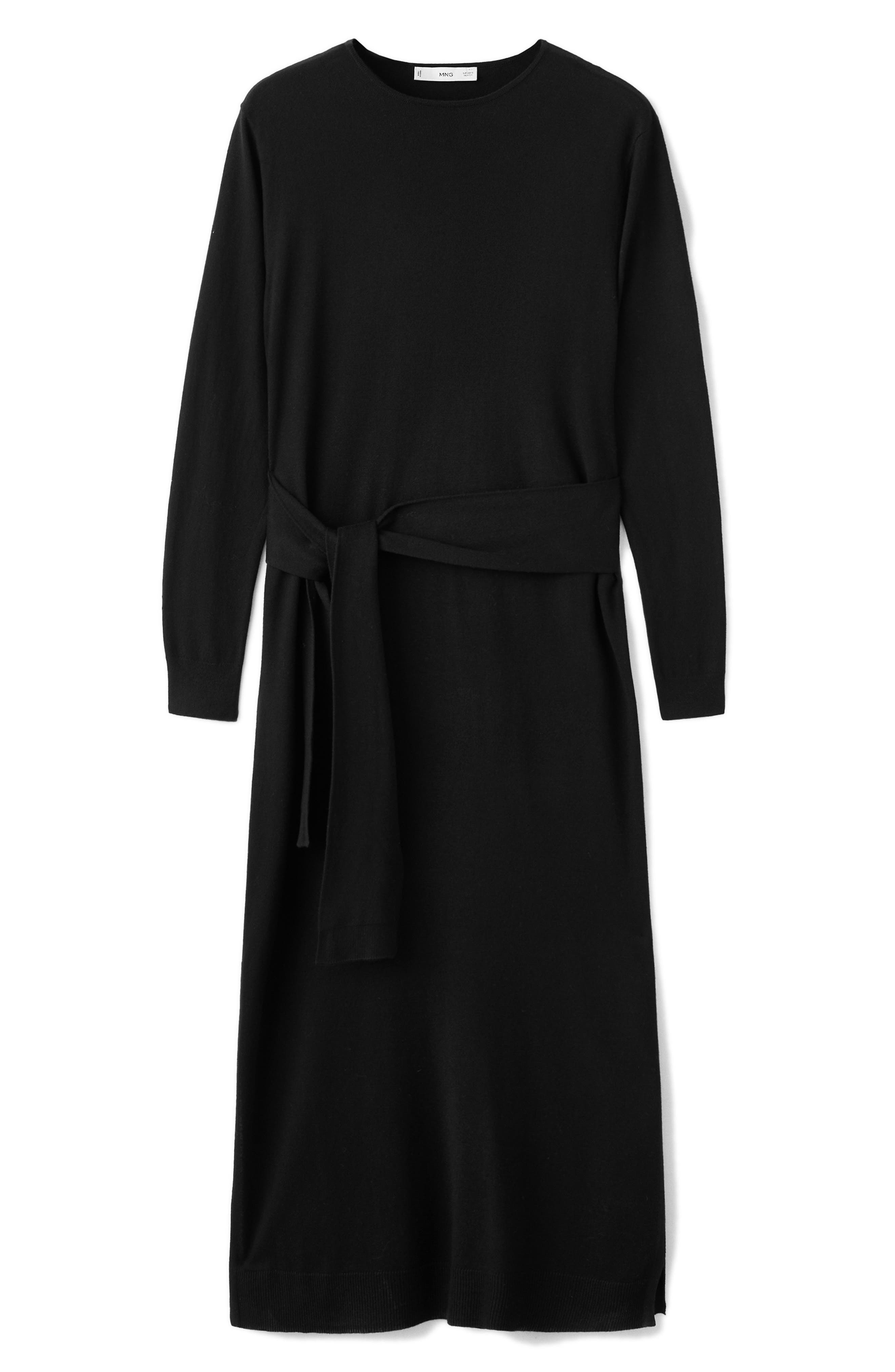 Knot Long Sleeve Knit Dress
